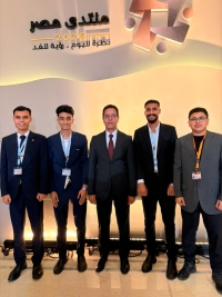 رئيس جامعة بنها ووفد من الطلاب يشاركون في منتدى مصر 2026 بحضور رئيس الجمهورية