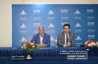 رئيس جامعة بنها يتفقد سير العملية التعليمية بكلية علوم الرياضة