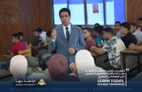 رئيس جامعة يتفقد إنتظام الدراسة بكليتى الزراعة والطب البيطري