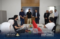 رئيس جامعة بنها يتفقد التدريب الصيفى لطلاب الجامعات بمركز إبداع مصر الرقمية